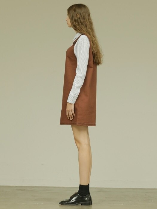 PAINTER DRESS_brown