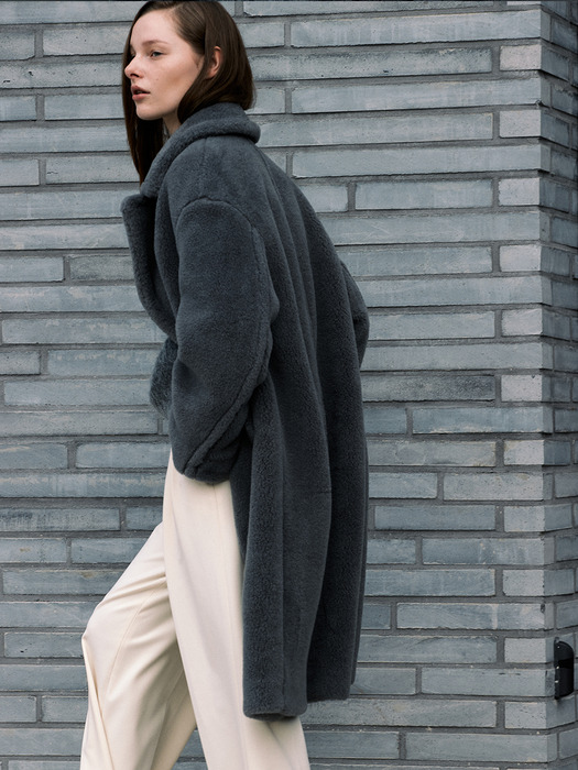 [Day-wool] Two Tuck Wide-leg Trousers