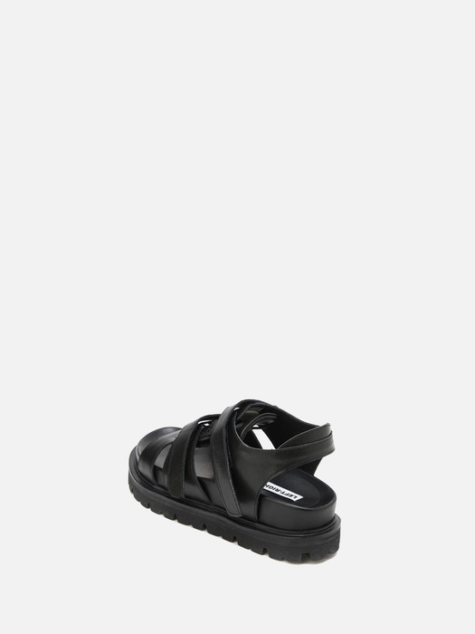 High-top Sneakers Sandal - black