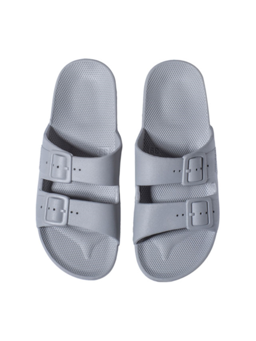 MOSES WOMEN FREEDOM SLIPPERS GREY 
