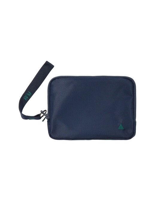 FAMILY PASSPORT POUCH DOUBLE_Navy Green