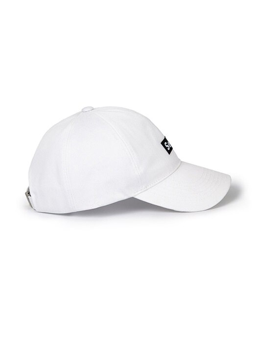 COTTON_WHITE BALL CAP
