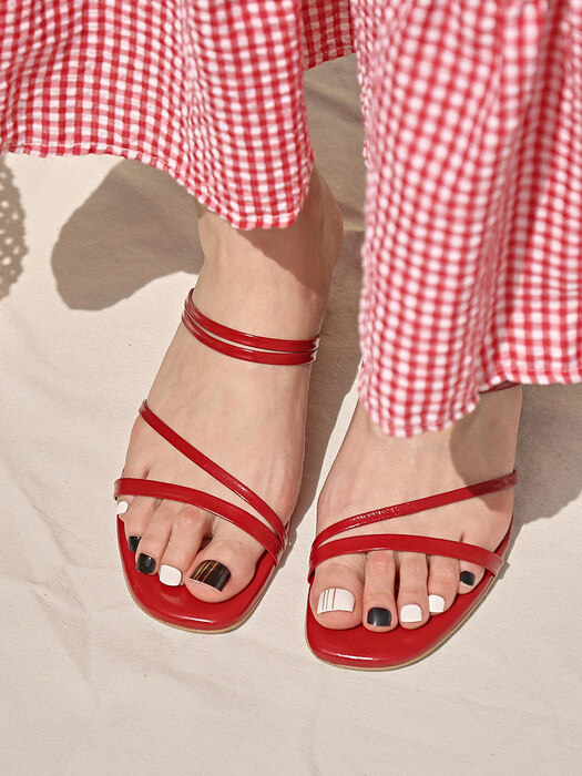[단독]1640 Zoy Strap Sandals-3color