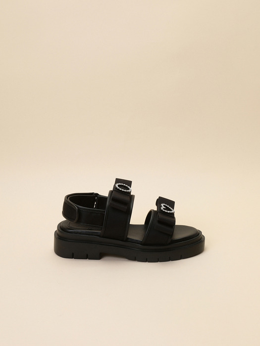 Ribbon point sandal(black)_DG2AM24011BLK
