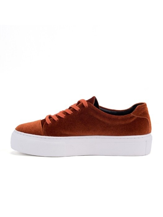 Velvet Sneakers Orange