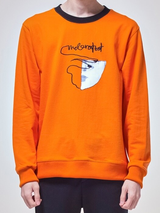 GT17SS05 Orange Line Sweatshirt