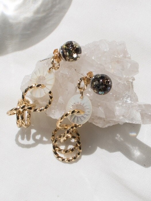 Snowball, Gemstone `drop` Earrings2