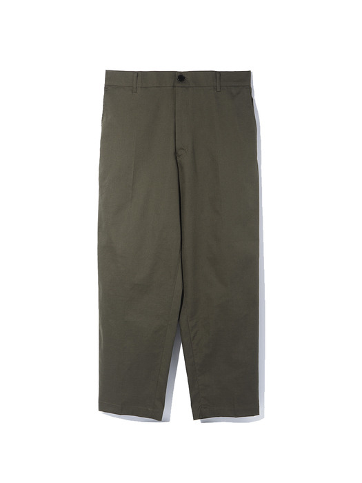 LOOSE TAPERED LINEN PANTS_BROWN