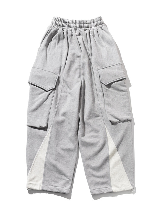 DIVISION WIDE CARGO STRING PANTS MFTTP003-GY