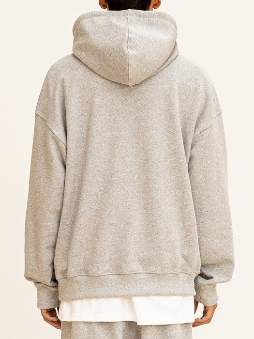 GRATING EMBLEM OVERSIZED HOODIE MFTHD008-GY