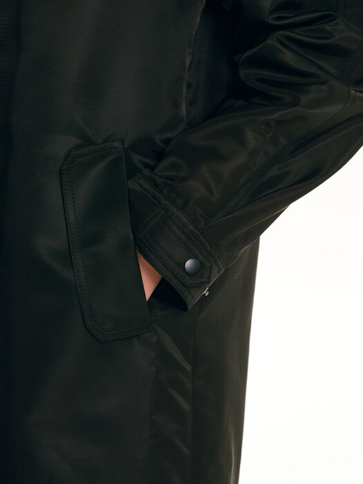 BARI Half mac coat (Black)