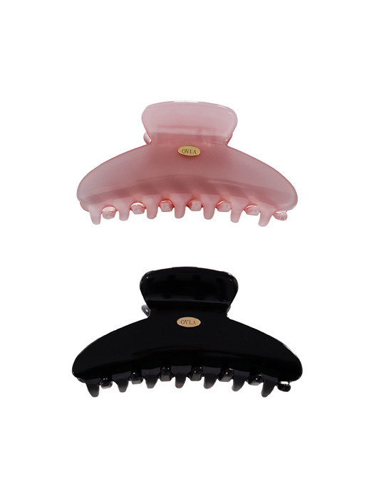 classic jelly color hair clip (2 color)