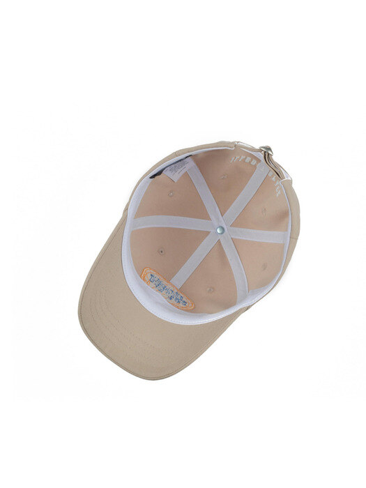 INFINITY EMBLEM BALL CAP BEIGE