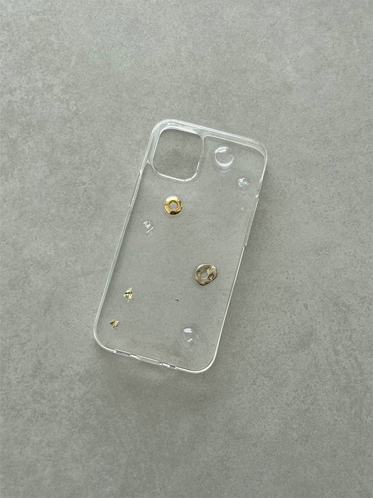 IPHONE CASE ICE GOLD_HANDMADE COLLECTION