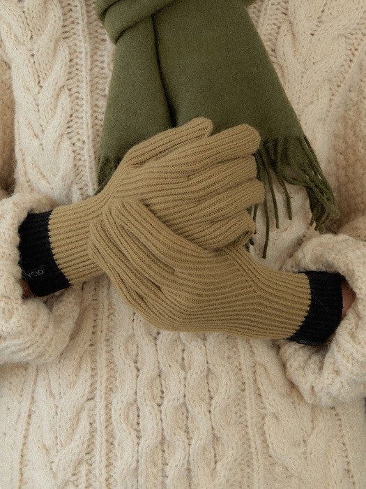 (선물포장) color match gloves_COLORS
