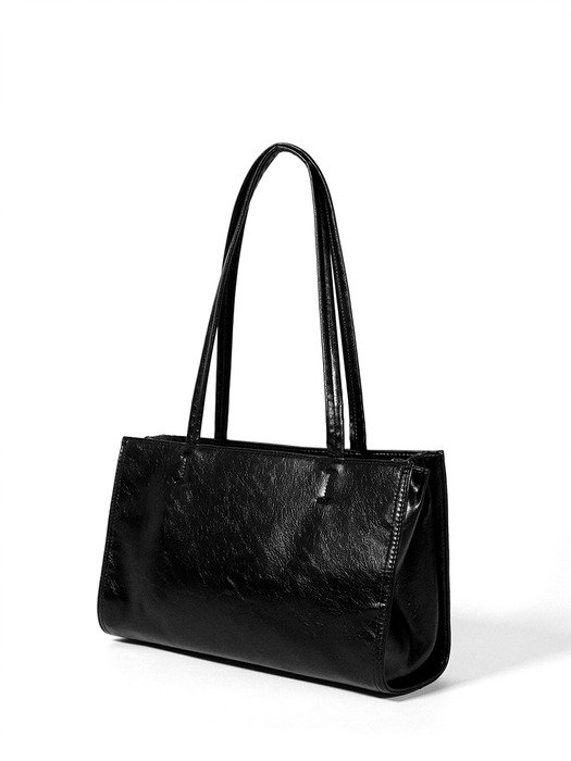 Glossy venti bag_black