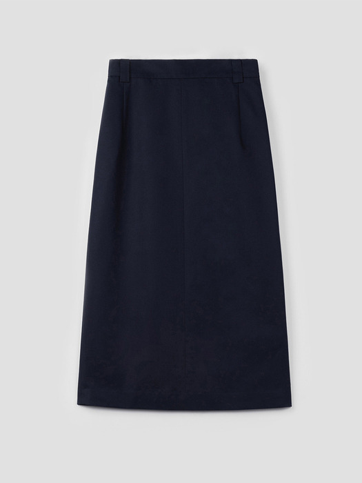 Innocent Pocket H-line Skirt (navy)