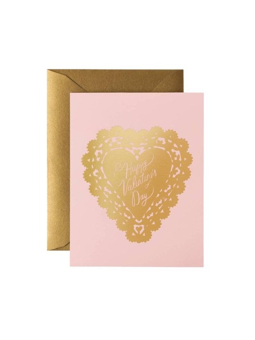라이플페이퍼 Doily Valentine Card 발렌타인 카드