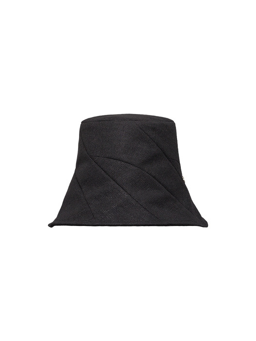 Delicate Pannel Hat - Black