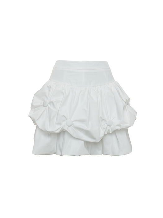Denny / Button Point Volume Skirt(2color)