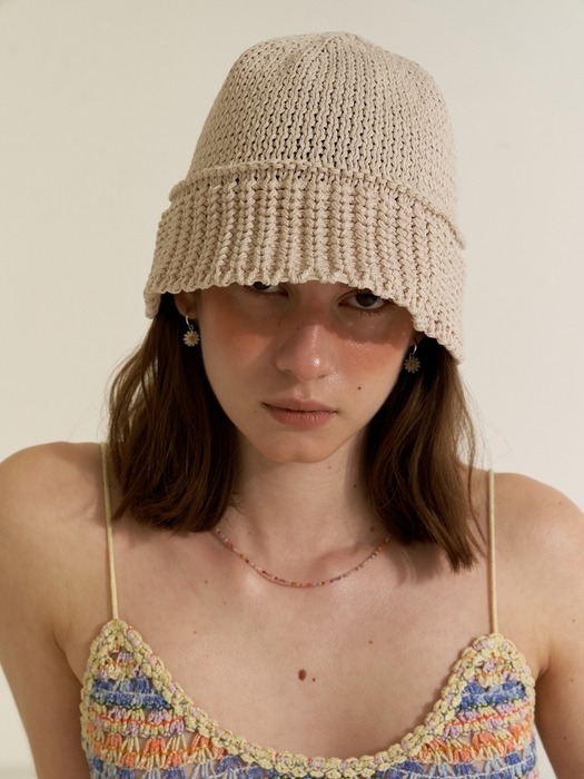 Summer Cone Hat_Oat