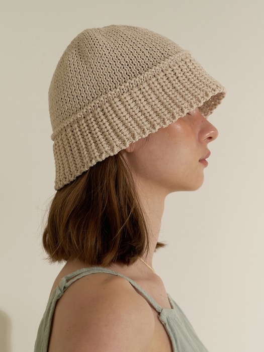 Summer Cone Hat_Oat