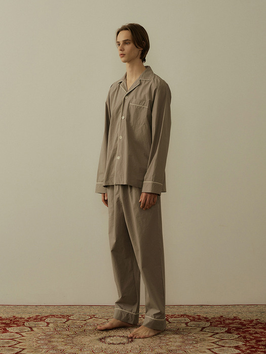 (m) Readymade Pajama Set Grey