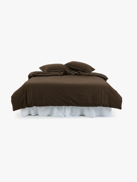 Cicci duvet cover - brown/ivory