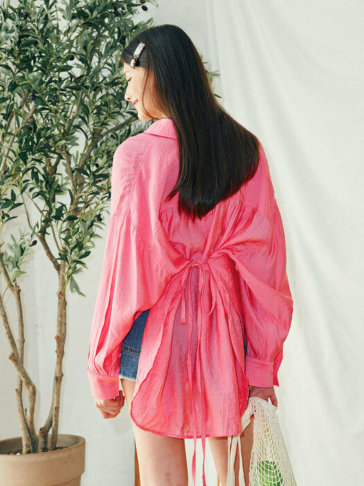 WRINKLE OVERSIZED SHIRTS_PINK (EEOR1BLR02W)