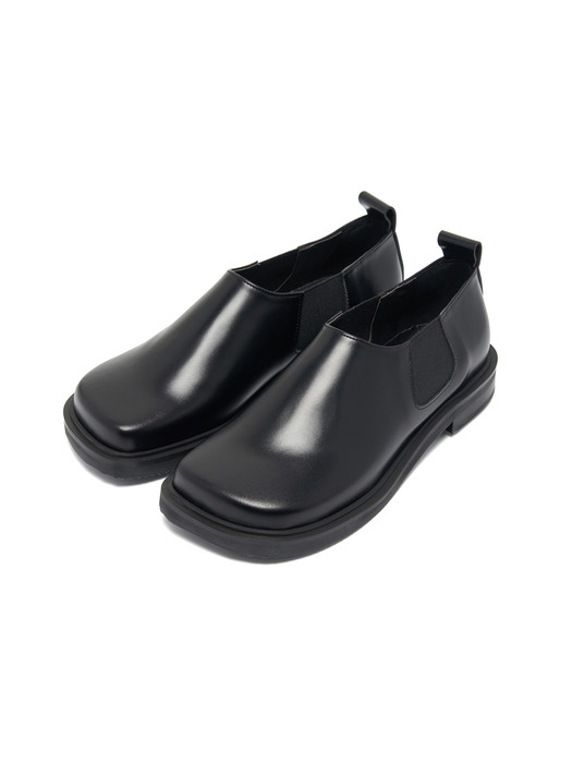 Clam loafer black