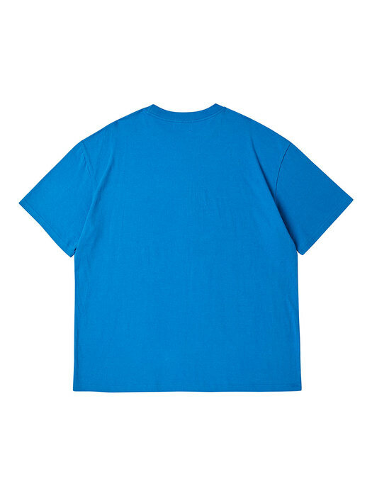 노맨틱 로고 반팔 티셔츠 블루