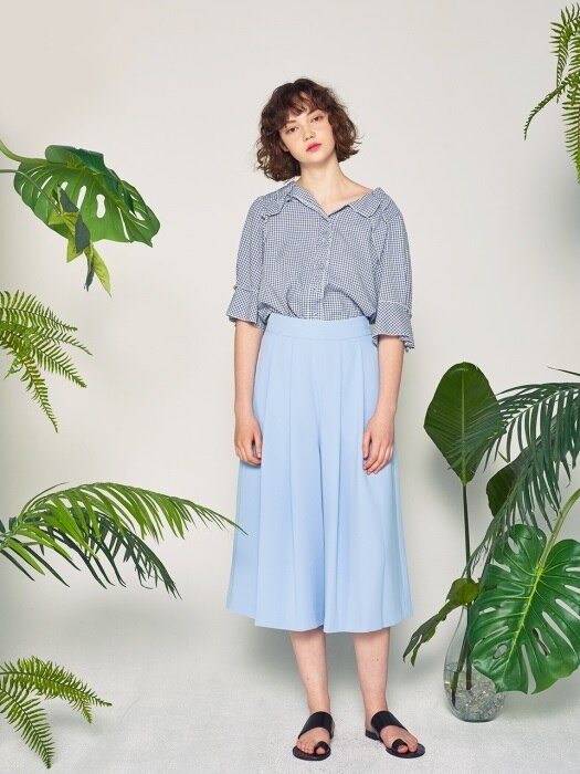 SUMMER CRAPE WIDE PANTS_LIGHT BLUE