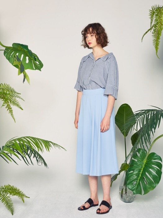 SUMMER CRAPE WIDE PANTS_LIGHT BLUE