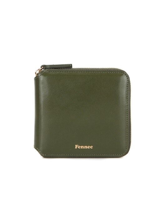 ZIPPER WALLET - KHAKI