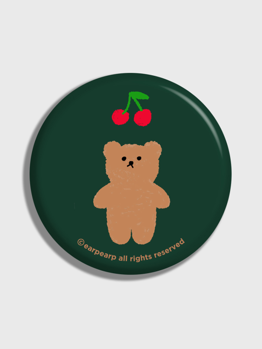 Cherry big bear-dark green(거울)
