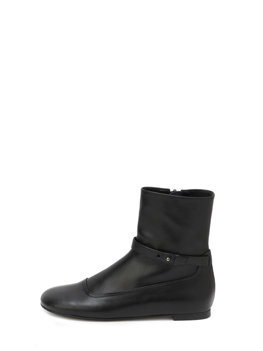 Two-in-One Ankle Boots - black