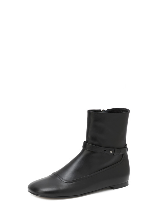 Two-in-One Ankle Boots - black