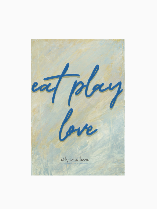 TBA 포스트카드 artworks -  eat play love 025