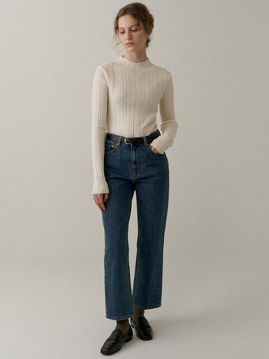 classic cropped jeans (classic blue)
