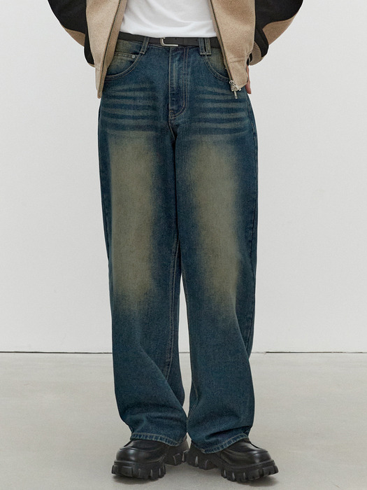 Mid Rise Wide Jeans DCPT027YLBlue