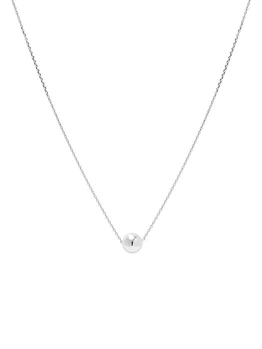 [925 silver] Un.silver.173 / simple ball necklace