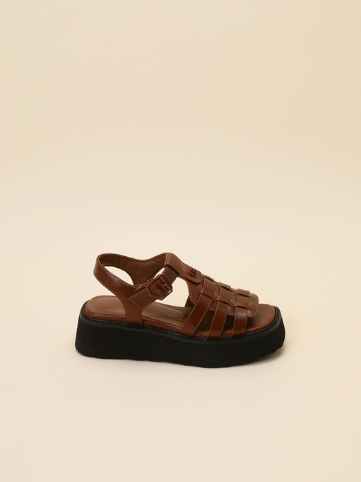 Fisherman sandal(brown)_DG2AM24008BRN