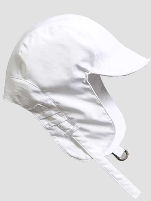 [unisex]S/S SATIN TROOPER HAT WHITE