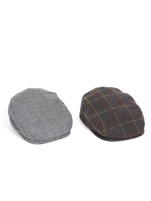  OB CHECK FLAT CAP (khaki)