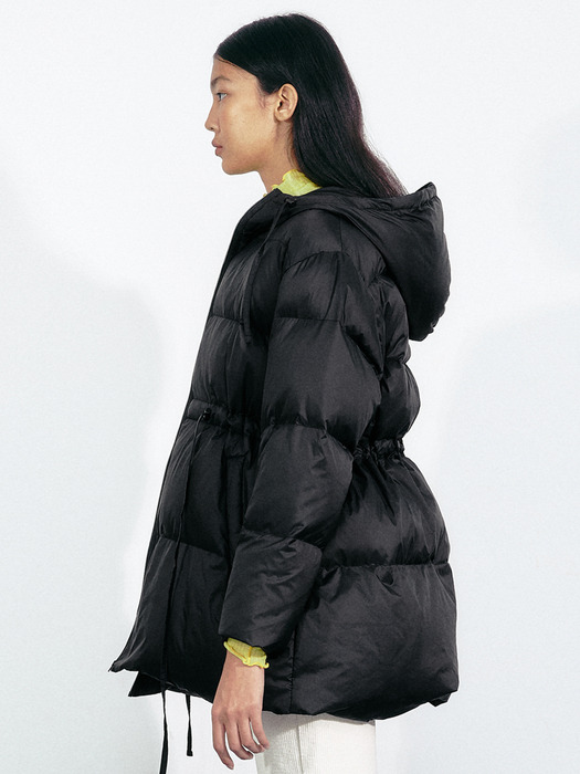 With Down Padded Coat (Black)