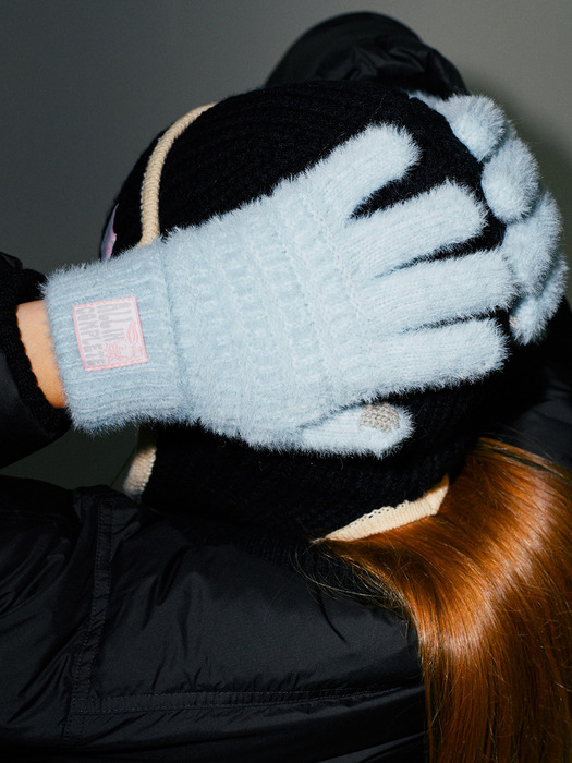 [단독] Fuzzy Rabbit Gloves (8 Colors)