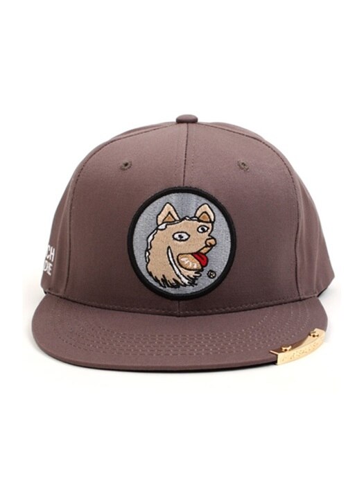 Crazy Dog Snapback Cap(Gray/Black)