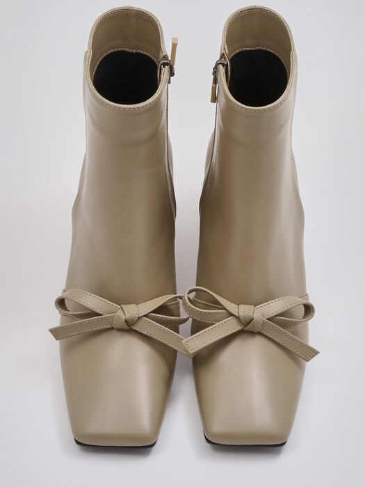 1406 Flora Ribbon Ankle Boots-3color