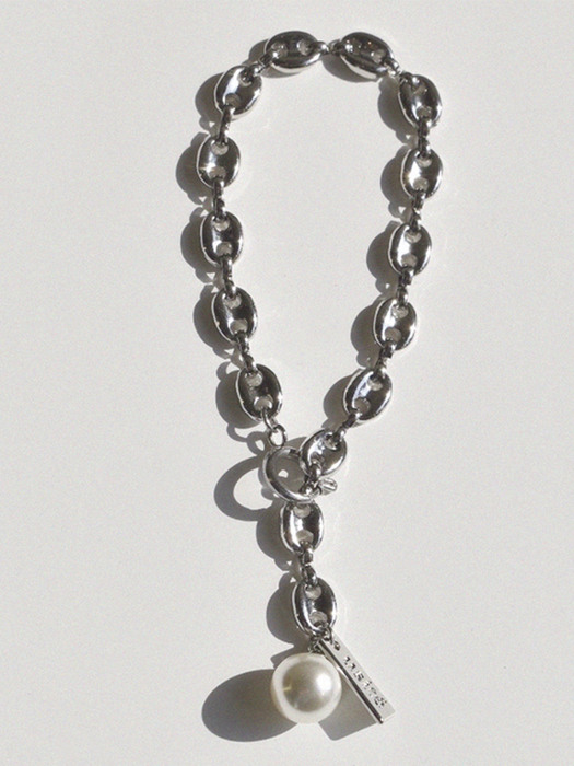 Pearl Ball Layered Classic Chain Bracelet