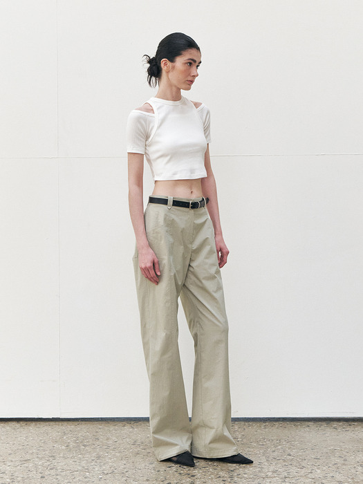 RTR DIVIDED WIDE TROUSERS_2COLORS